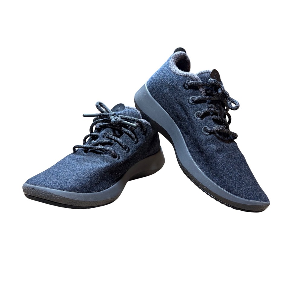 Allbirds Wool Runner Mizzle Mens 10 Dark Grey Water Resistant Sneakers Shoes